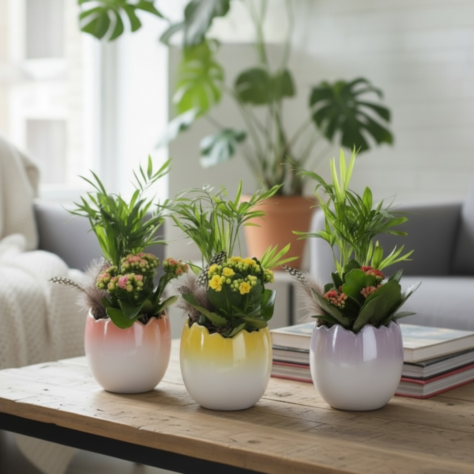 Bloeiende Paasdecoratie