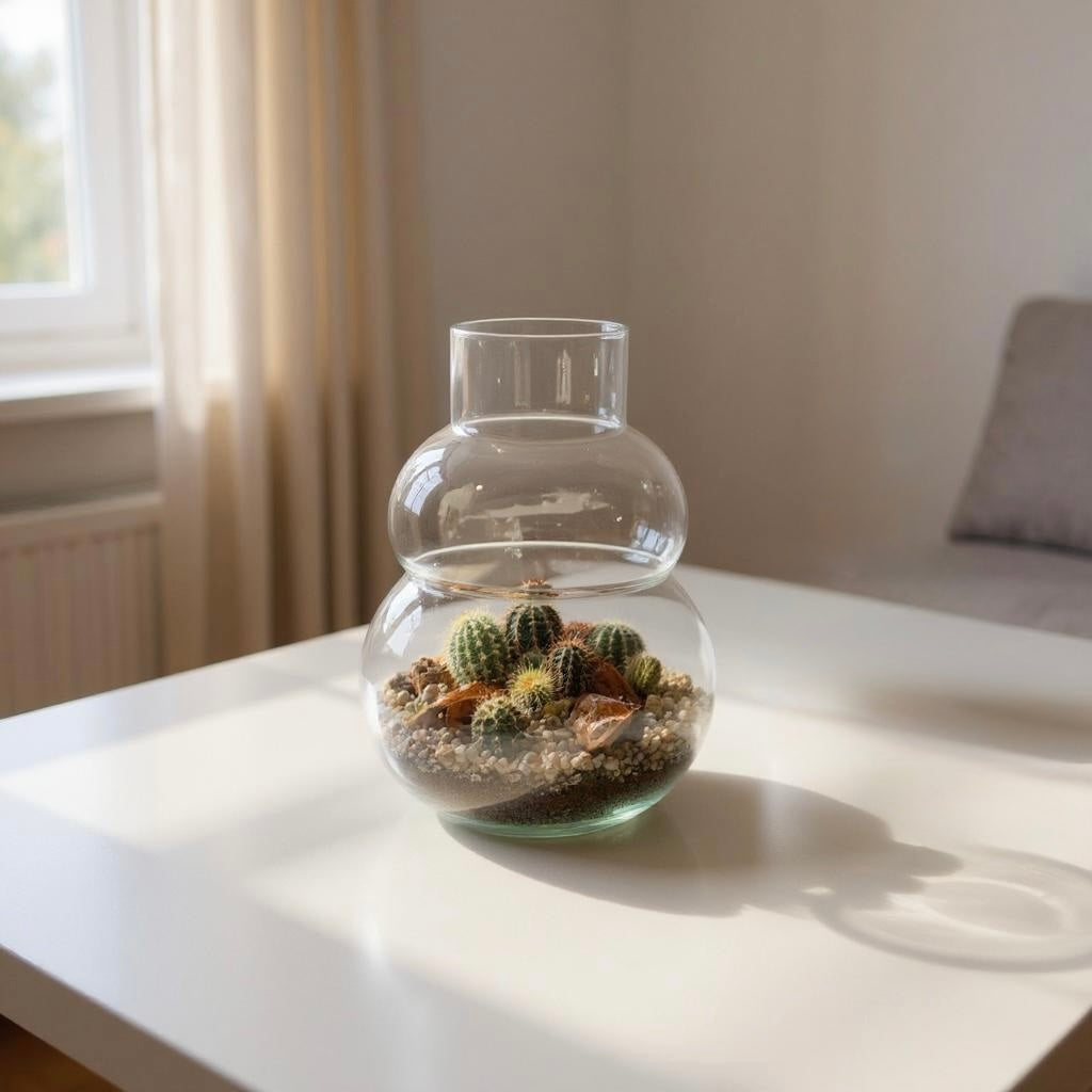 Cactussen in Terrarium olaf