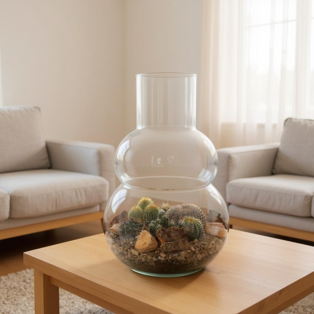 Cactussen in Terrarium olaf