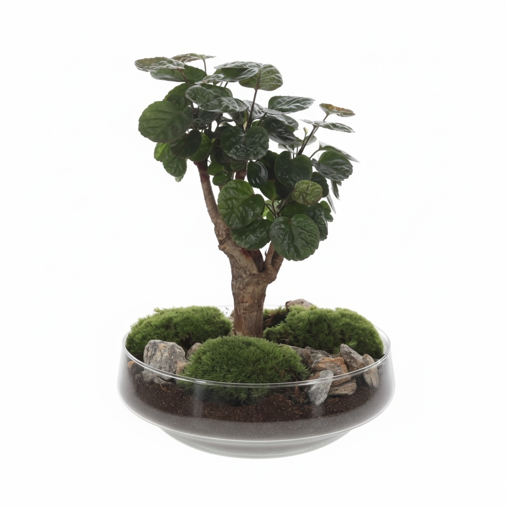 Polycias fabian in vaas iris