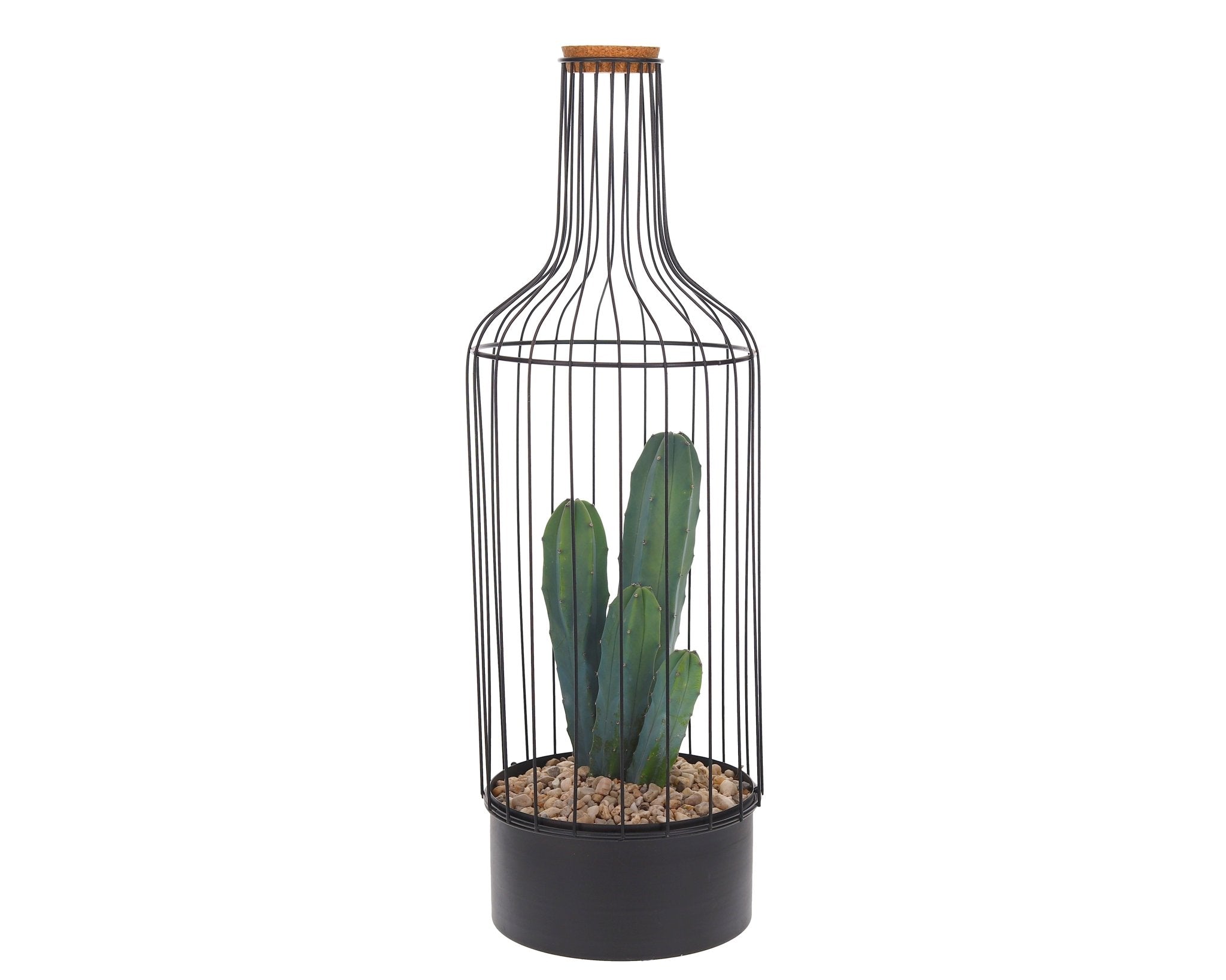 Bottle Metaal Cactus - The Green Bottle Garden