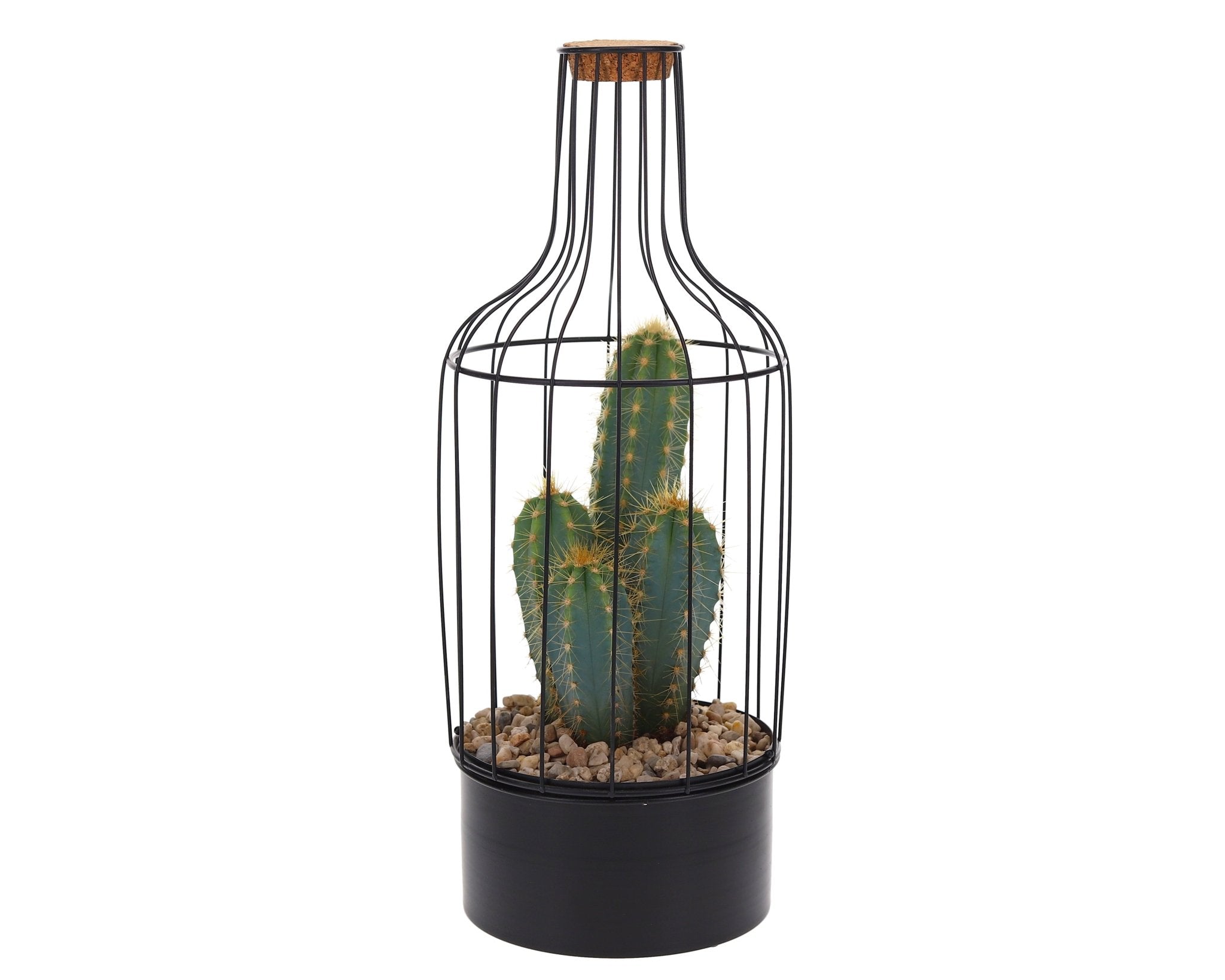 Bottle Metaal Cactus - The Green Bottle Garden