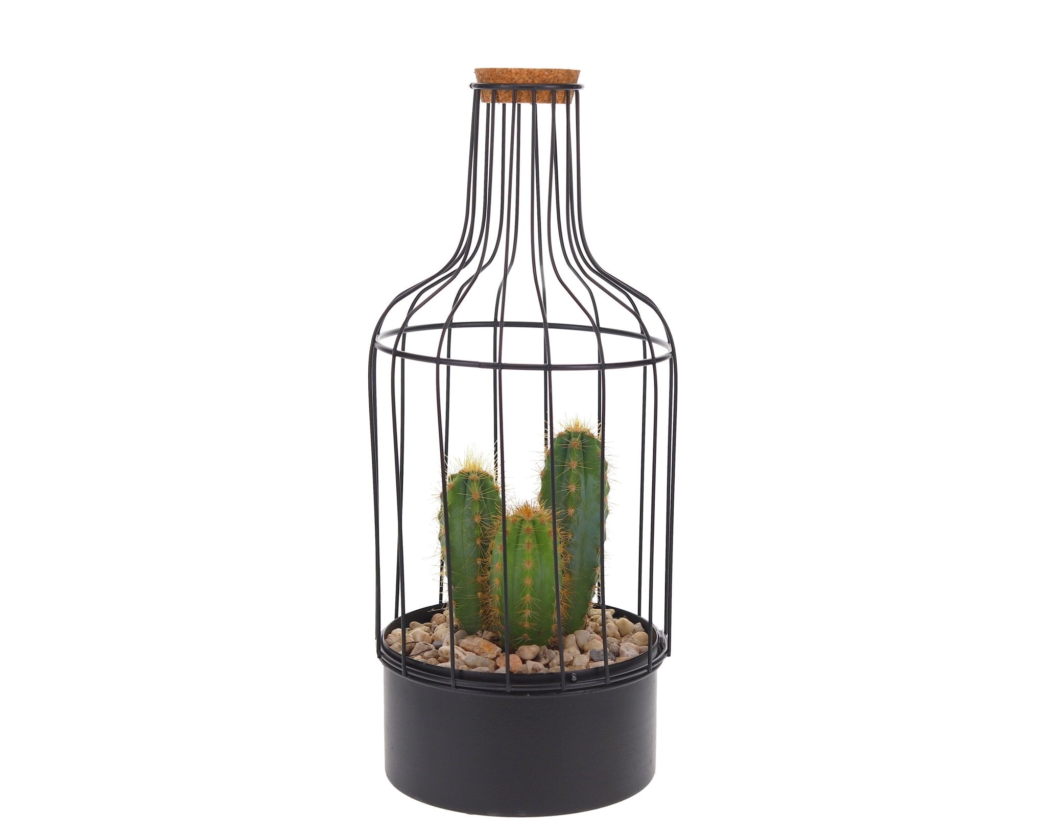 Bottle Metaal Cactus - The Green Bottle Garden