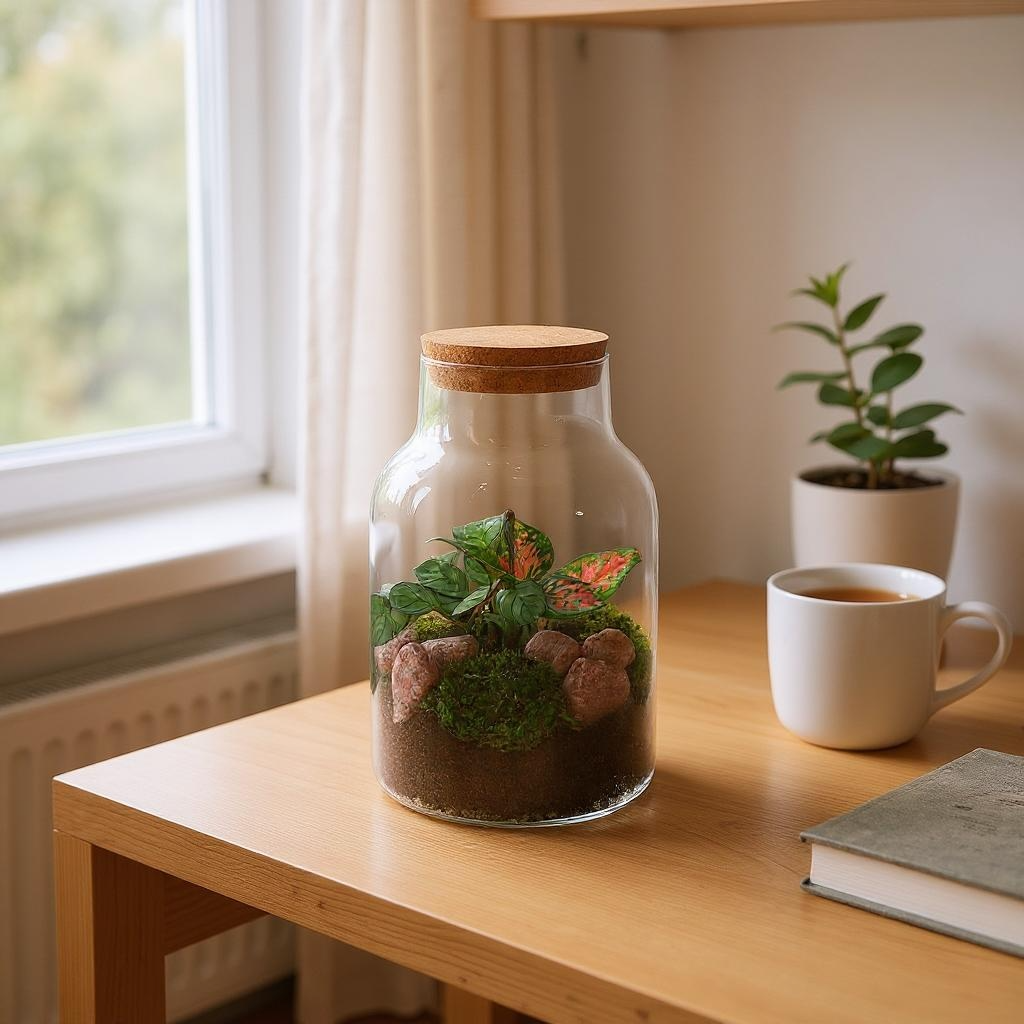 Uniek groen cadeau: handgemaakte terrariums en kamerplant arrangementen