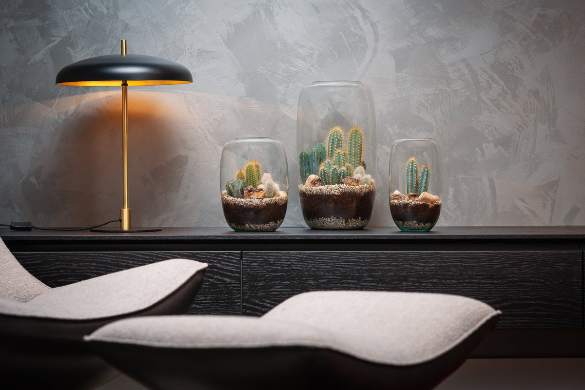 Luxe handgemaakte terrarium