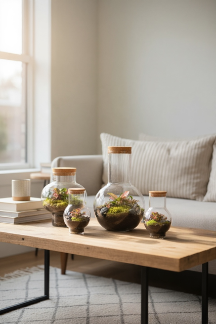 Hoe maak je een gesloten terrarium?