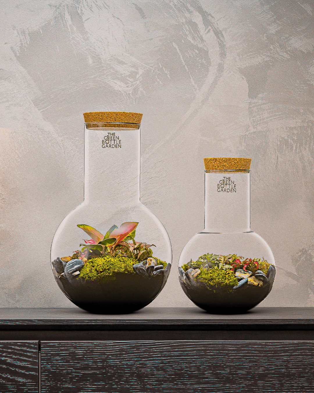Gesloten Terrariums - The Green Bottle Garden
