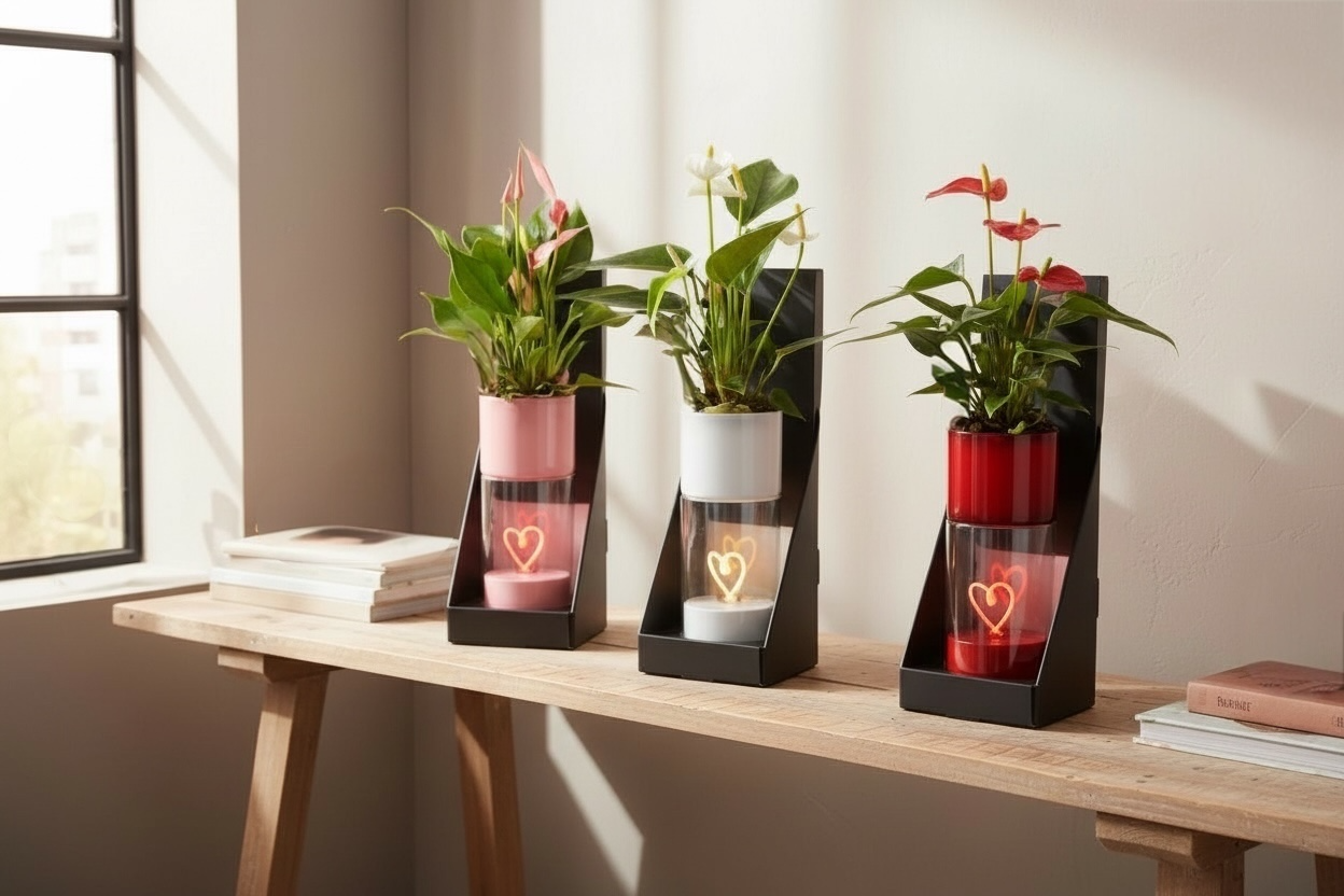 Anthurium in Heart of Love