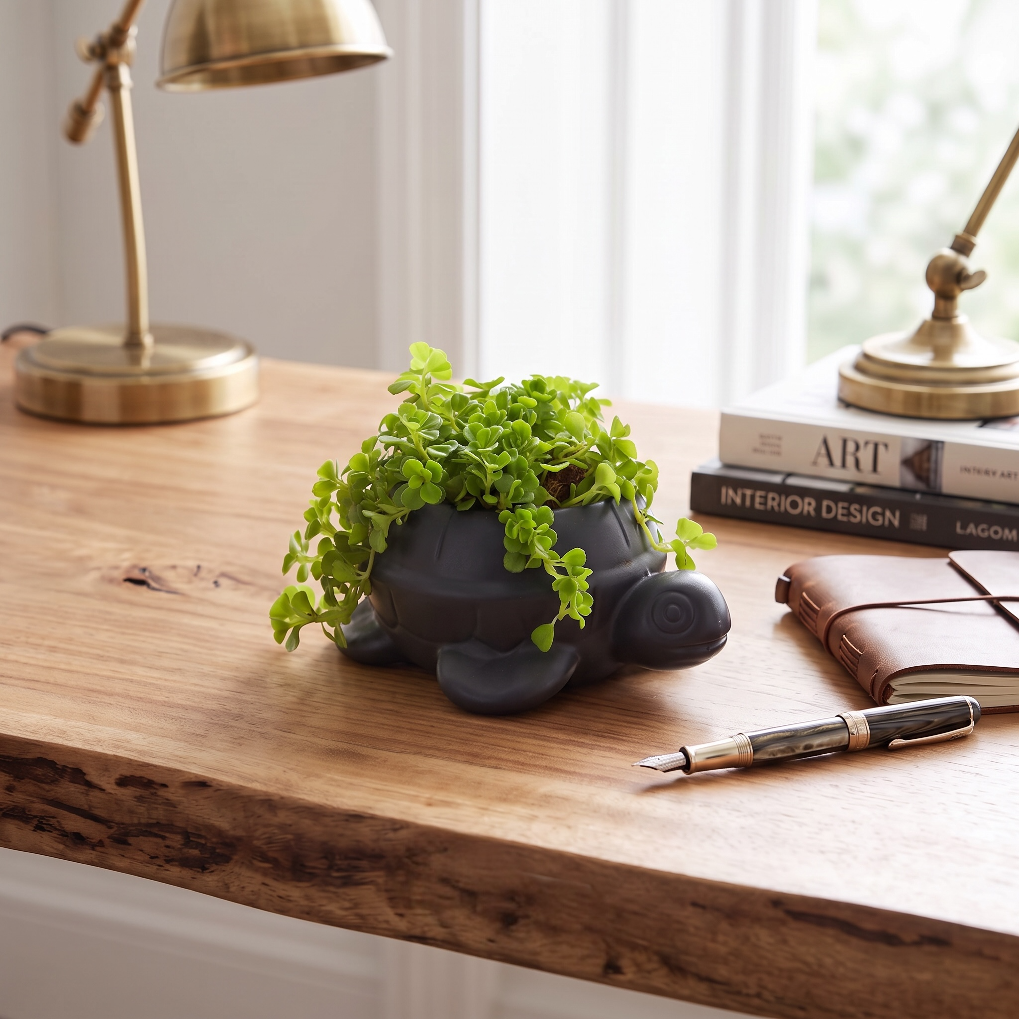 Pilea in Schildpad
