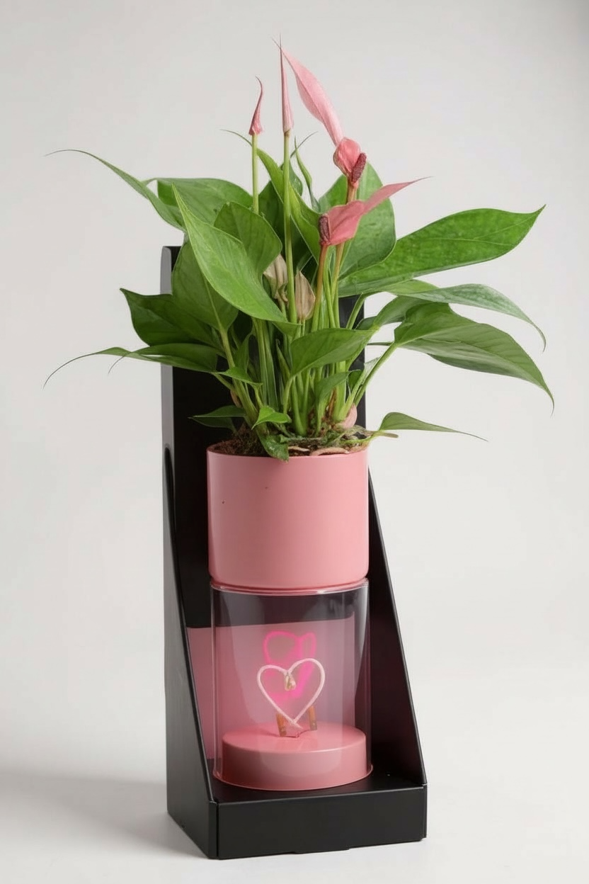 Anthurium in Heart of Love