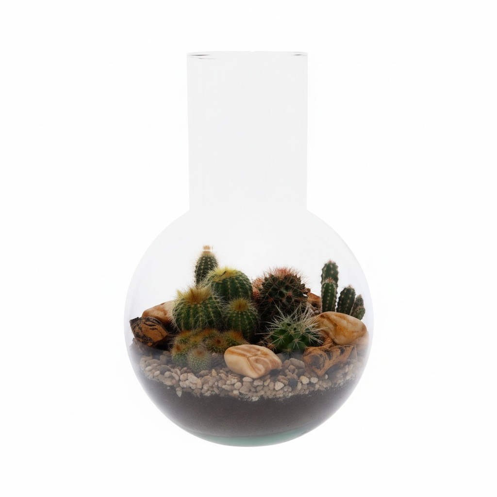 Kakteen im offenen Terrarium Suzanne