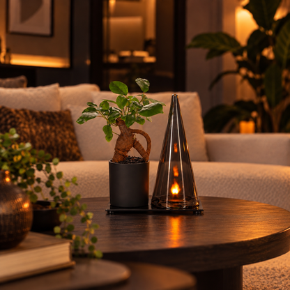 Bonsai Ficus in Lighting Duo