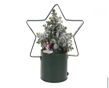 Lighting Star met Kerstboom
