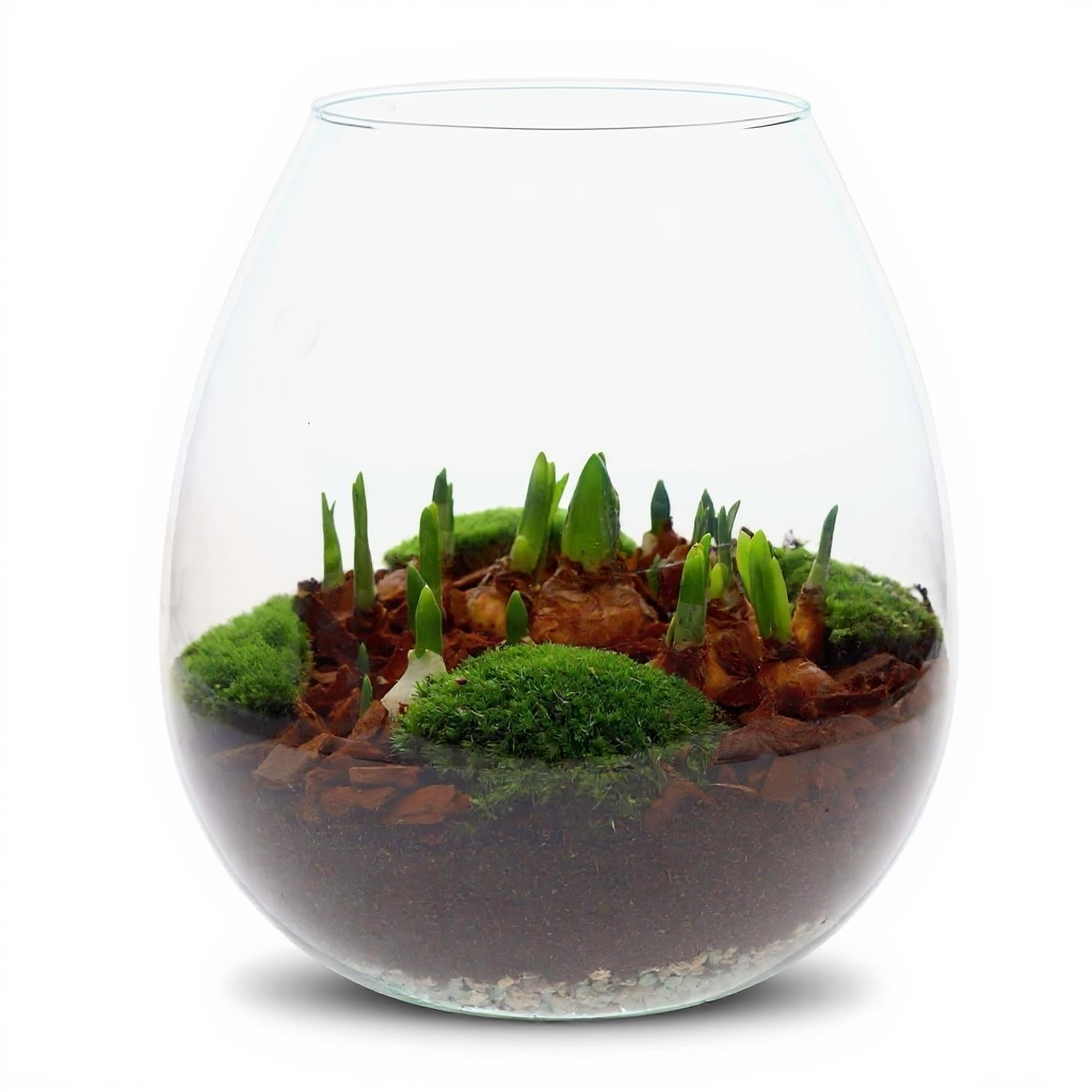 Terrarium Abby with bulb mix