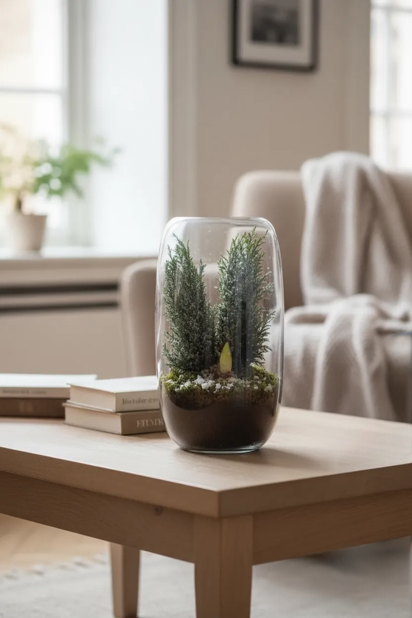 Ellwooi mit Amaryllis im offenen Terrarium Isabella