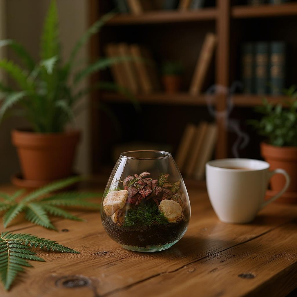 Fittonia in Vase Abby