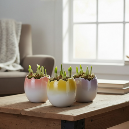 Paas ei decoratie met narcis