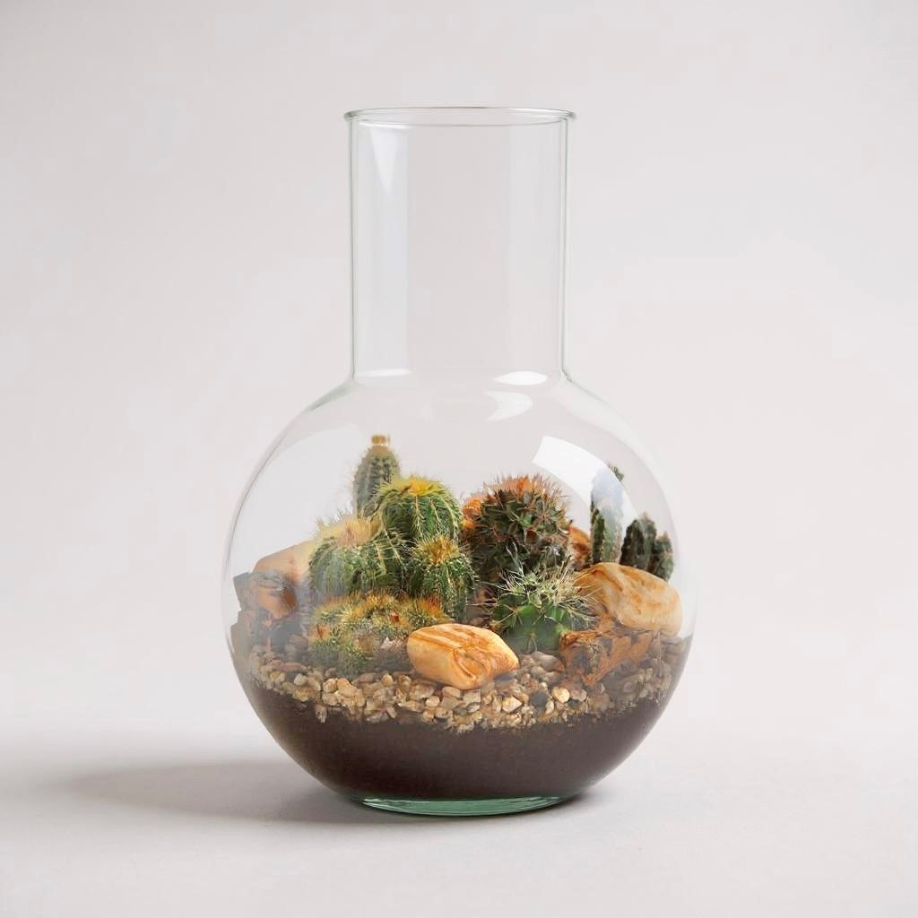 Cacti in Terrarium Suzanne