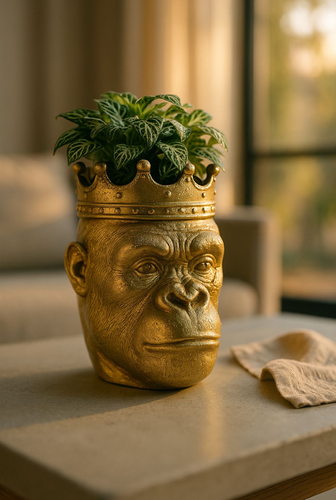 Golden monkey Fittonia - The Green Bottle Garden