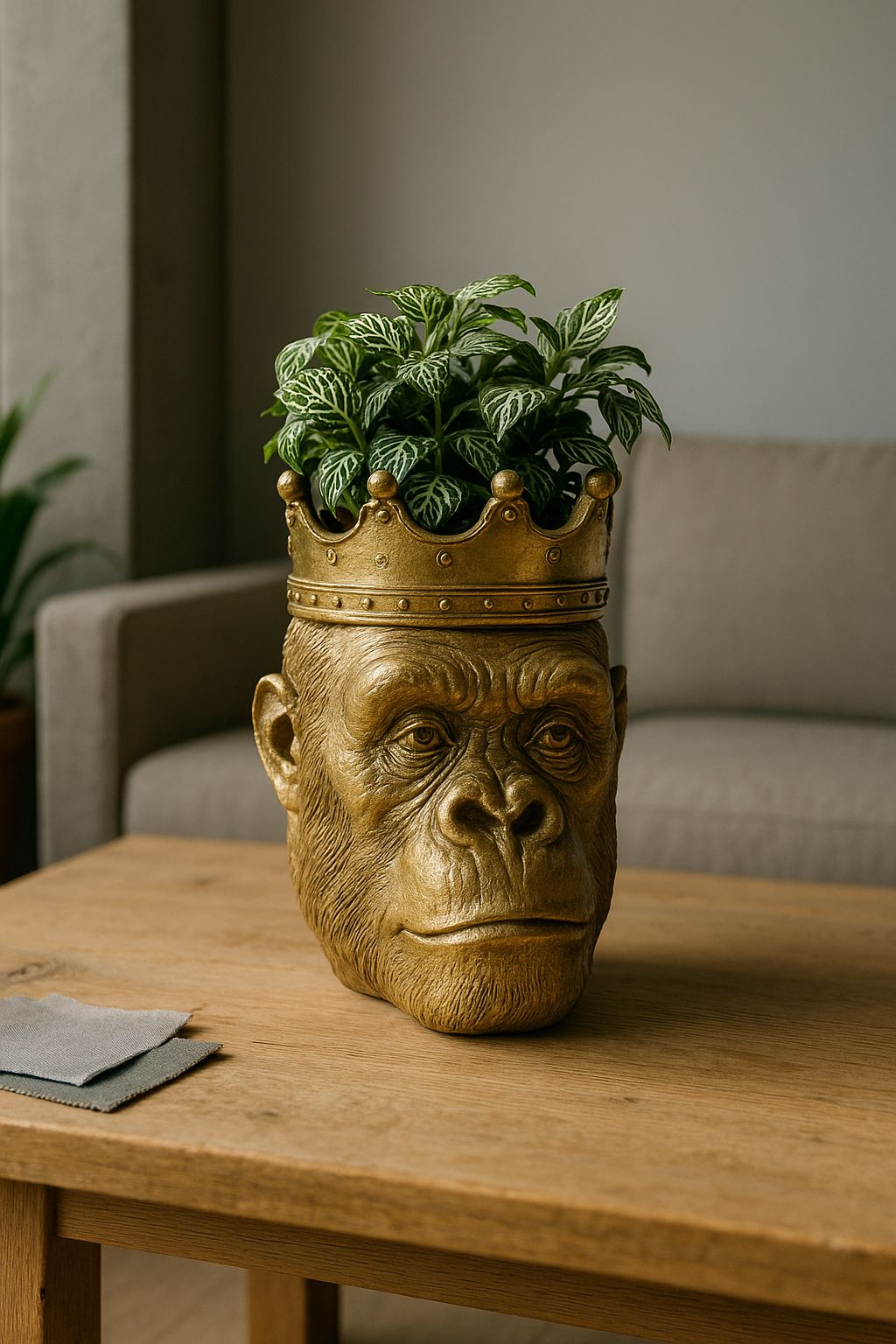 Golden monkey Fittonia - The Green Bottle Garden